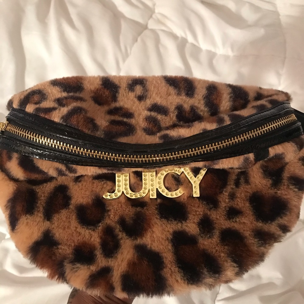 New Juicy Couture Plush Fanny Pack